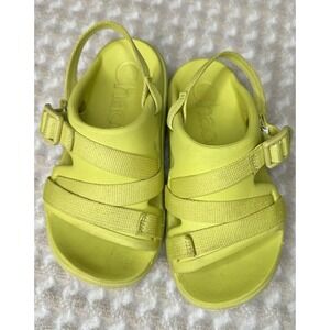 Chaco Chillos Sport Sandals Kids Size 1Y Shoes Lime Green Outdoor Slingback